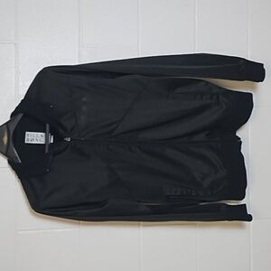 Billabong midweight Fleece lined Bomber Jacket Black Large Double Zip